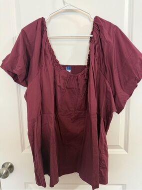 Old Navy Women's Plum Peasant Tunic